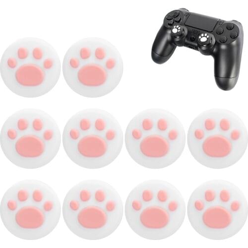 Cat Paw Thumb Grips Cover Joystick Rocker Silicone Cap Universal for PS4/XBOX ONE/XBOX
