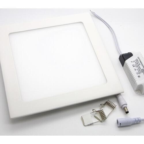 Dimmable LED Ceiling Panel Light 4W/6W/9W/12W/15W/18W Recessed LED Downlight with driver support dimmer Warm/Natural/Cold White
