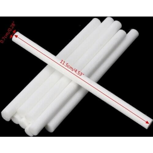 10Pcs 7mmx115mm Humidifiers Filters Cotton Swab for Humidifier Aroma Diffuser U1JE