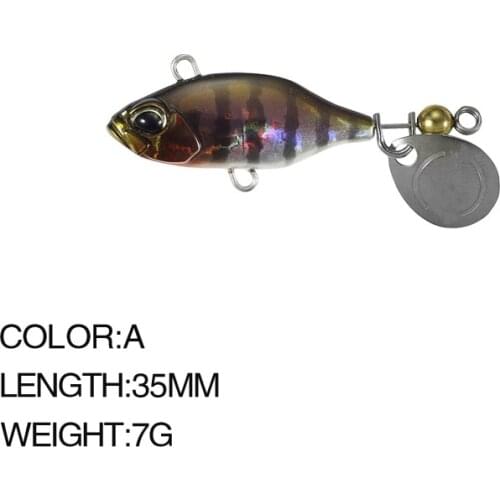 VIB Cicada Lure 35mm/7g Sinking Tail Spinner Baits Bibe For Bass Pike Perch Fishing Lure Hard Bait Long Shot Wobbler Crankbait