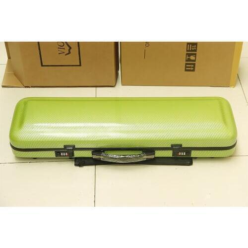 High Quality Brand New Violin Fiddle 4/4 Full Size Green Composite Carbon Fiber Case Bag Bow Holder Violino Parts