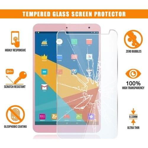 Screen Protector for ONDA V80 Pro Tablet Tempered Glass 9H Premium Scratch Resistant Anti-fingerprint Film Cover