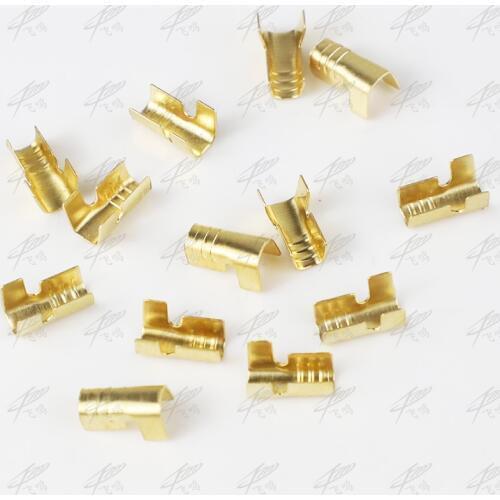 100pcs/lot 452-1 452-2 U-shaped terminal tab cold inserts connectors / terminal connector cable / wire cable lug 0.2-0.75mm2