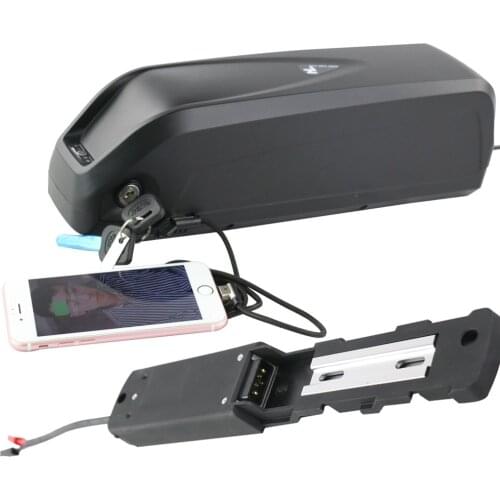 E-bike Battery 36V 10Ah 15Ah 250W 350W 500W Rechargeable Electric Bicycle Lithium Battery with USB mobile charger