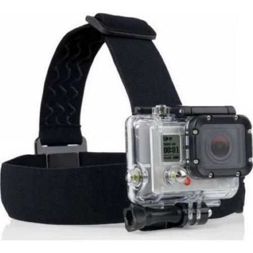 GOLDFOX for Gopro Accessories Elastic Adjustable Headband Headstrap Mount For Gopro 4/1/2/3/3+ For xiaomi yi sjcam sj4000 sj5000