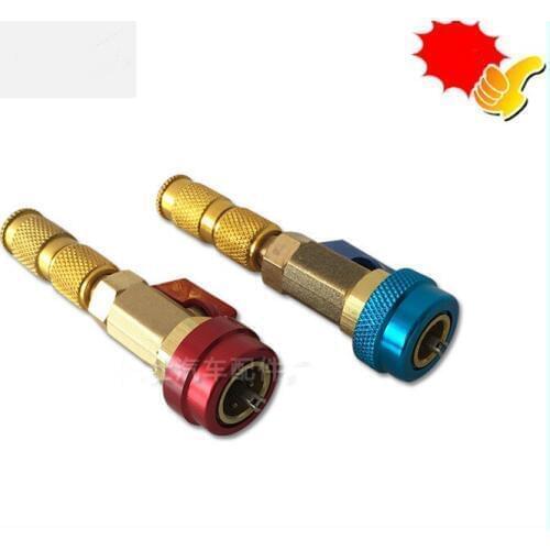 Automotive Air Conditioning R134A Valve Core Quick Remover Installer Tools High Low Pressure Toos Auto Car AC Repair Tool Kit