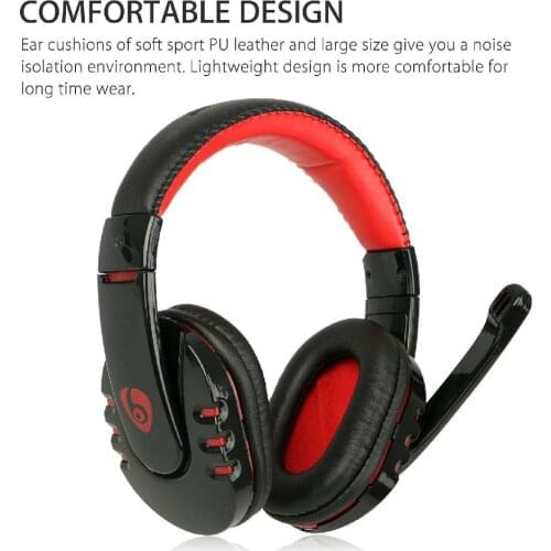 Wireless Gaming Headset with Mic LED Volume Control Headphone for Video Game Dynamic