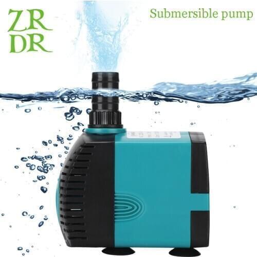 3/6/10/15/25W Ultra-Quiet Submersible Water Fountain Pump Filter Fish Pond Aquarium Water Pump Tank Fountain Aquarium Supplies