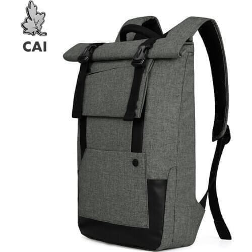 CAI New Travel Backpack Casual Style waterproof School Bag Laptop Collage High Capacity Zipper Design Bookbag Back Shoulder Bags