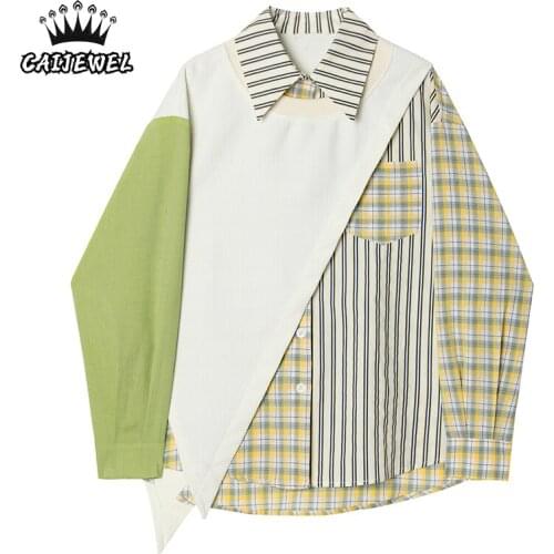 CAIJEWEL Button Down Blouses