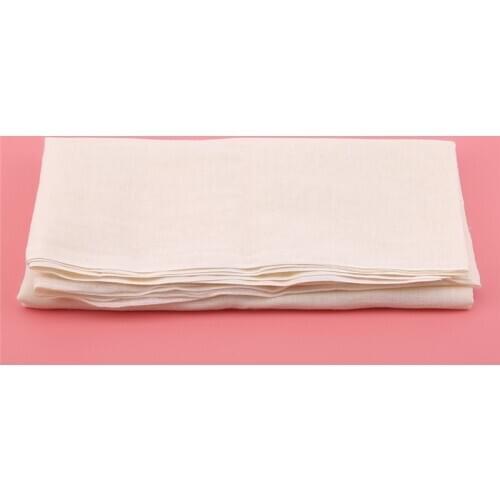 Cheesecloth Filter Cotton Cloth Cheesecloth Gauze Natural Breathable Bean Bread Soft Cloth Fabric Good Air Permeability