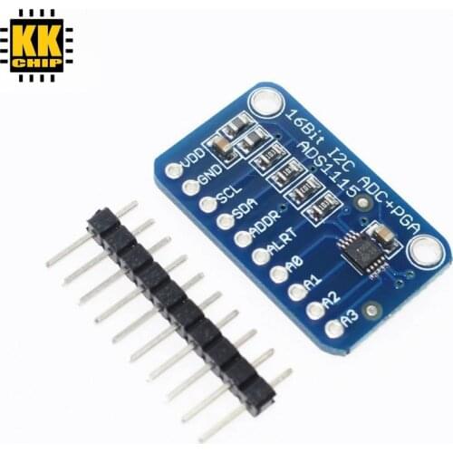 KKCHIP ADS1115 Ultra-Compact 16-Bit 12C Precision Analog-to-Digital Converter ADC Development Board Module