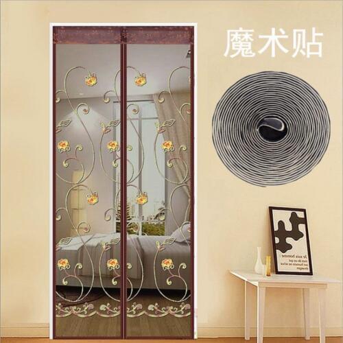 Hands-free quiet Magnetic Door Mesh Screens Mosquito Door Window Curtain Soft yarn curtain Block Mosquitoes
