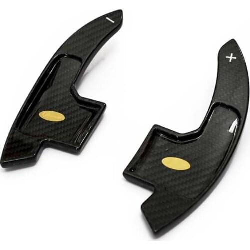 Modified Steering Wheel Carbon Fiber Shift Paddles for Ford Mustang Carbon Fiber Mustang Car Trim Parts