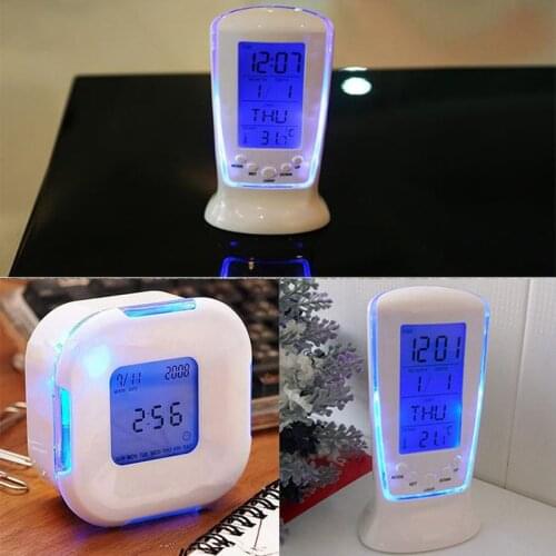 Multi-Functional Alarm Clock LED Digital Table Clock Light Nightlight Kid Desk Clocks Children Gift Electronic Clock Home Gadget