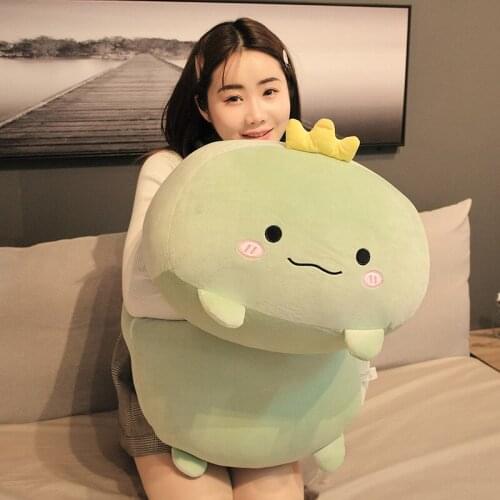 23-85cm Cute Cartoon Soft Panda Dinosaur Plush Doll Cute Pet Cat Pillow Cushion Boy Girl Holiday Gift PP Cotton Cotton
