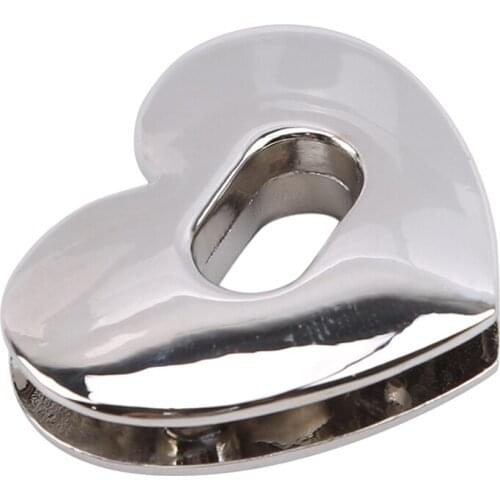 New Heart Shape Clasp Metal Hardware For DIY Handbag Bag Turn Lock Twist Lock Purse Clasps Locks Bag Accessories