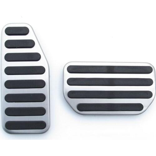 Stainless Steel Car Accelerator Pedal Brake Pedals Cover Non Slip Pads For Suzuki Swift Ignis 2009-2014 2015 2016 2017 2018 2019