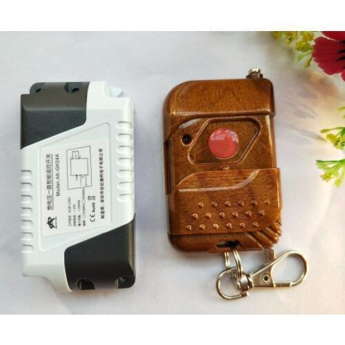 GK04A RF Remote Control Switch AC 85V 110V 220V 1CH 10A Relay wireless Light Remote Switch Receiver 1pcs Transmitter COM NO NC