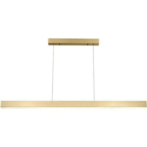 Light luxury post-modern creative designer copper simple dining room living room chandelier