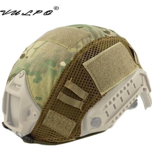 VULPO Tactical Helmet Mesh Cover Airsoft Paintball Wargame Gear FAST Helmet Mesh Cover for BJ/PJ/MH Style Helmet