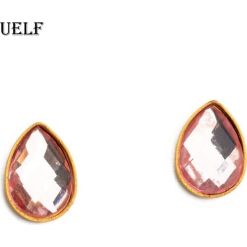 Uelf Fashion AAA CZ Element Earrings For Women Bridal Engagement Earring Wholesale Jewelry Cheap Factory Price