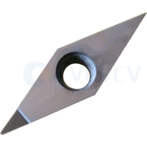 2 pcs VBGT110302 VBGT110304 VBGT110308 VBGT160402 VBGT160404 VBGT160408 PCD CBN CNC Lathe cutter Diamond inserts Turning tools
