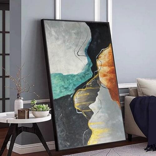 100% Hand Painted Canvas Cheap Colors Oil Paintings Wall Decorative Art Modern Hotel Wall Decor Pictures Acrylic Paintings
