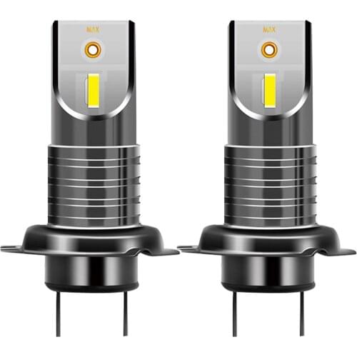 2pcs H7 LED Headlight Bulbs Canbus Error Free CSP Seoul Chip Auto Car Driving Lamps 55W M7 Car Driving Light Black