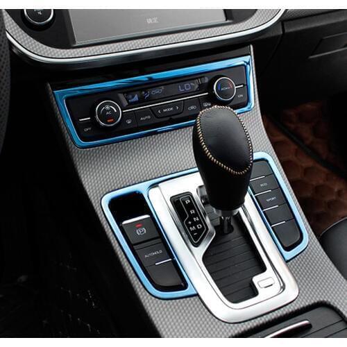 2pcs for geely NL-3 (boyue) 2016-2018 Gear panel Air conditioning knob Control panel Decoration frame