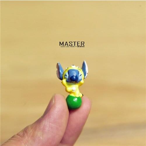 24piece 2.5cm classical the cute stitch very small microlandschaft figures toys Lovely cartoon doll model toys