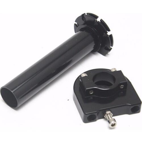 7/8" 22mm Black Universal Accelerator Throttle Handle Bar Grip Lever Control ATV Motorcycle For Honda Yamaha Kawasaki Suzuki