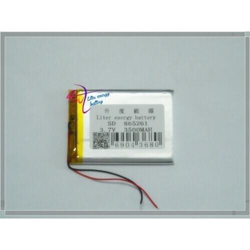 865261 new original batteries 3500mAh lithium polymer battery protection board with