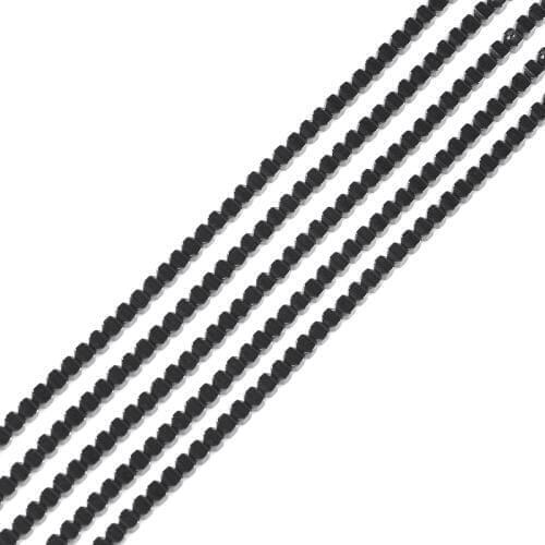 Natural Stone Black Hematite beads Suqare Shape Loose Cube beads 2/3mm 188/144Pcs For DIY Jewelry Bracelet Making Accessories