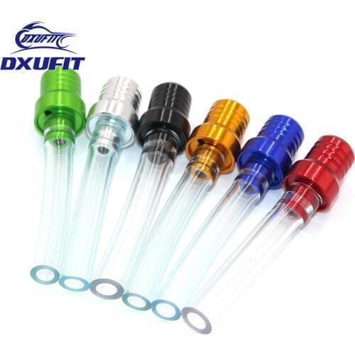 DXUFIT New Arrival Aluminum Fuel Tank Air Vent Gas Cap Oil Vent For Motorcycle Dirt Pit Bike Valve Vent Breather Tube 10