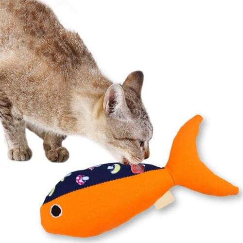 Dorakitten 1pc Pet Toy Creative Fish Shape Bite-Resistant Pet Bite Toy Pet Squeaky Toys For Cat Pet Supplies Cat Favors