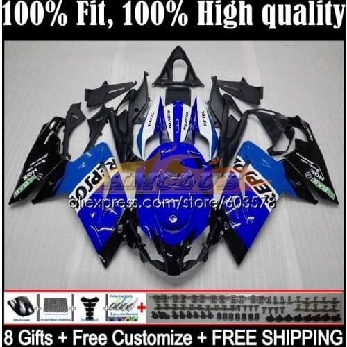 Injection For Aprilia RS-125 RS 125 RS4 54CL.16 RSV125 2006 2007 2008 2009 2010 2011 RS125 06 07 08 09 11 Fairings Repsol blue