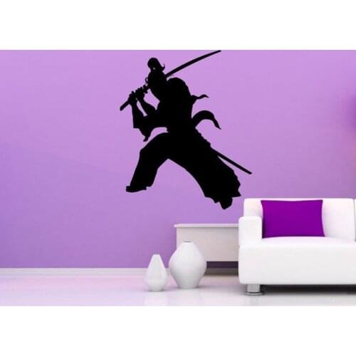 Kendo Sword Sticker Samurai Decal Japan Ninja Poster Vinyl Art Wall Decals Pegatina Quadro Parede Decor Mural Kendo 1028 Sticker