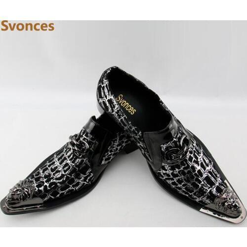 Genuine Leather Mens Formal Shoes Fashion Luxury Serpentine Breathable Designer Flats Gentleman Dressing Shoes Zapatillas Hombre