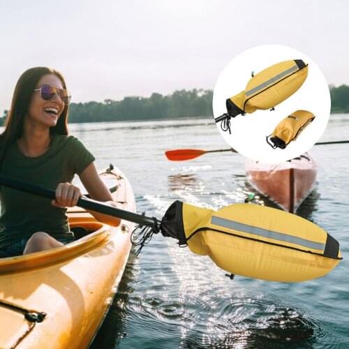 Inflatable Paddle Bag Double Airbag Floating Paddle Bag Canoe Kayak Inflatable Paddle Float Safety Bag For Kayak Accessories