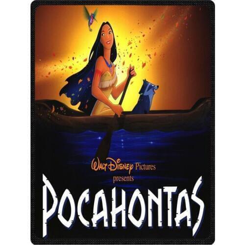 Pocahontas bedspread blanket Super Soft Custom Flannel Blanket to on for the sofa/Bed/Car Portable Blankets