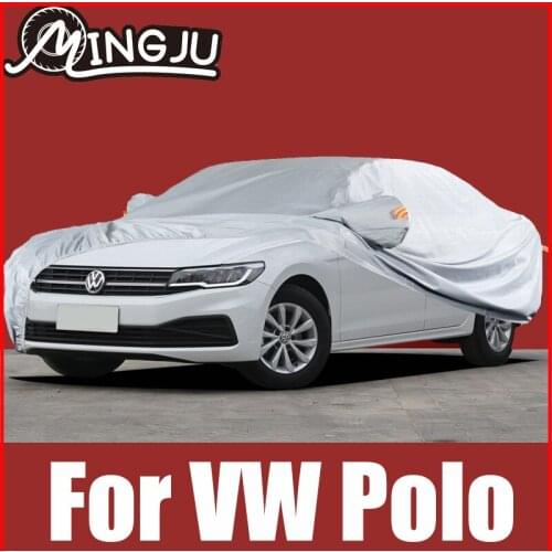 Full Car Covers For Volkswagen VW Polo 6R 6C GTI Outdoor Snow Protective Sunshade Dustproof Waterproof Oxford Cloth Accessories
