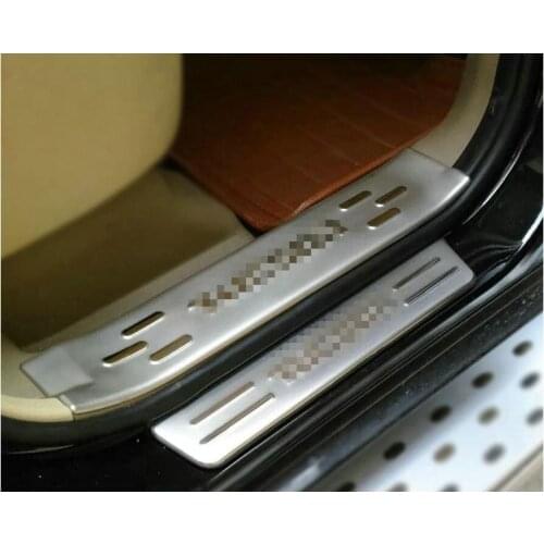 For Hyundai TUCSON 2005 to 2013 Stainless Steel Scuff Plate Door Sill Threshold Strip Welcome Pedal Car Styling Accessories