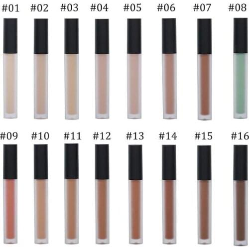 Smoothing Makeup Liquid Concealer Waterproof Natural Foundation Cover Spot Dark Circle Brighten Cosmetics Custom Private Label
