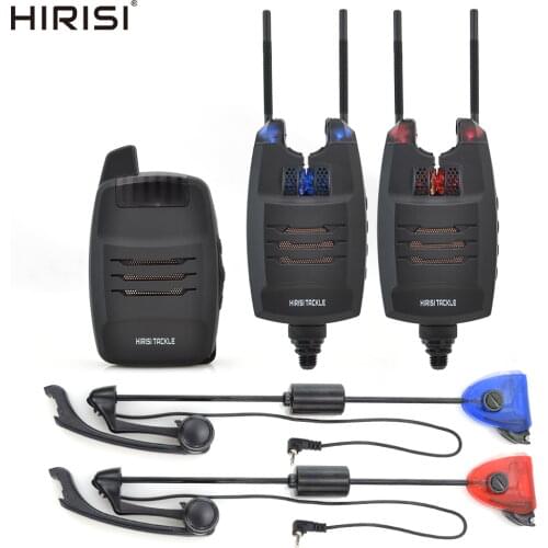 Wireless Carp Fishing Alarm 1+2 Set With LED Swingers Waterproof Fishing Alarm Indicator B1228A2