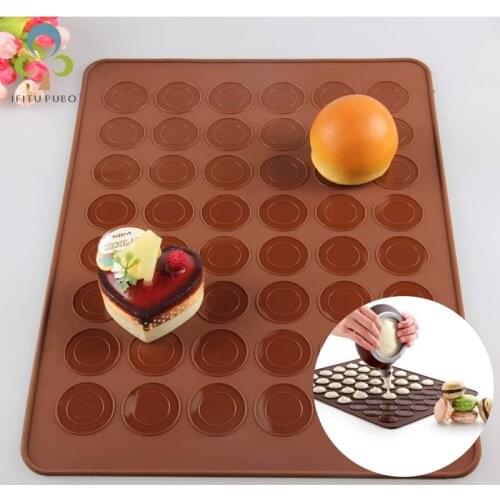 30 48-hole silicone macaron baking mat kneading pad high temperature cookie pizza baking mat baking kitchen tools YJN