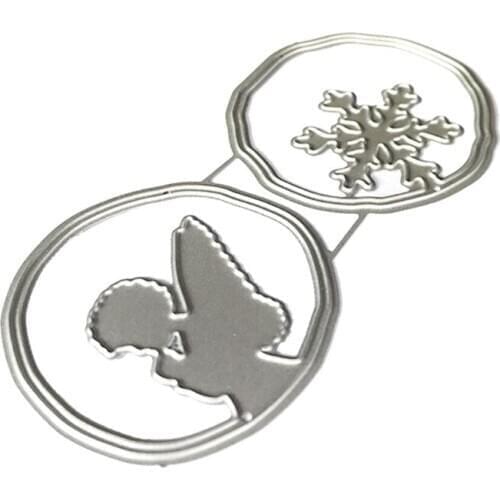 Snowflake Angel Metal Cutting Dies Stencil Scrapbooking DIY Album Stamp Emboss T3LE