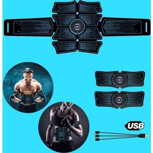 Gym Equipment Muscle Electro Stimulator EMS Electrostimulator Electric Massager Training Apparatus Fitness Machine Building Body