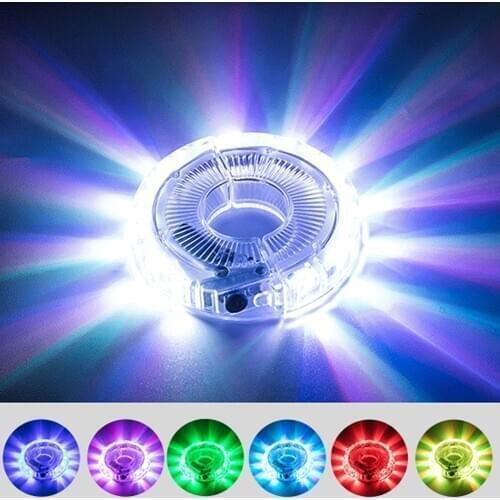 LED Bicycle Wheel Light Bike Front Tail Hub Spoke One Lamp With 7 Color 18 Modes Rechargeable Kids Balance Bike Light
