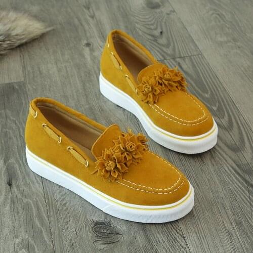 Fashion 2020 Women Flats Shoes Platform Sneakers Slip on Suede Ladies Loafers Casual Floral Shoes Women Shoes Zapatos De Mujer99